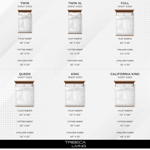 Tribeca Living Deep Pocket Queen Sheet Set - 300 Thread Count Cotton Sateen - Picture 2 of 9